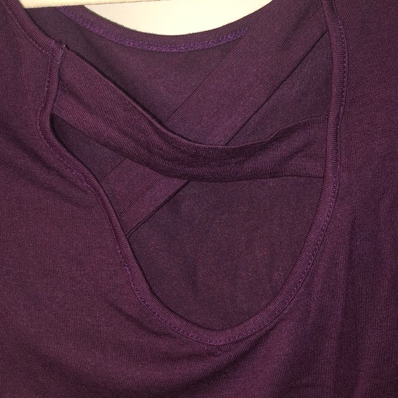 2/$20🍂Super Soft Criss Cross Back Tee - Picture 4 of 6